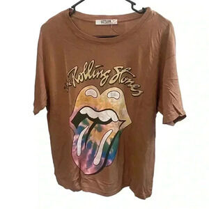 NWT Anthro Letluv Rolling Stones Tee